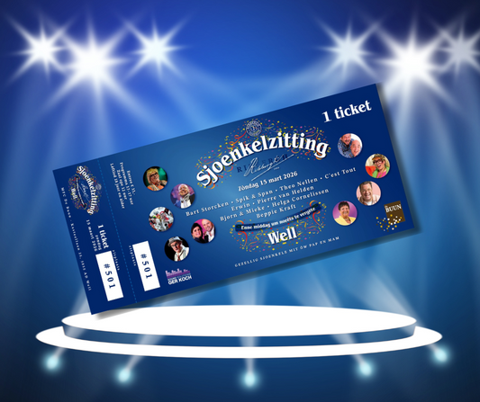 Ticket - Ribbergh™ Sjoenkelzitting 2026